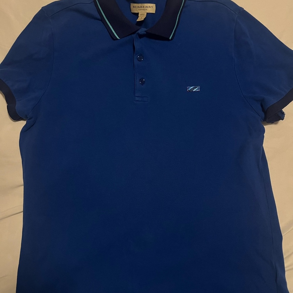 Burberry London Blue Polo Shirt